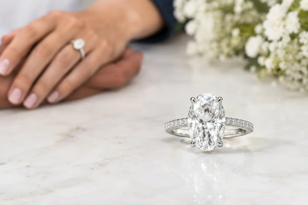 Oval Diamond Engagement Ring Guide for Couples