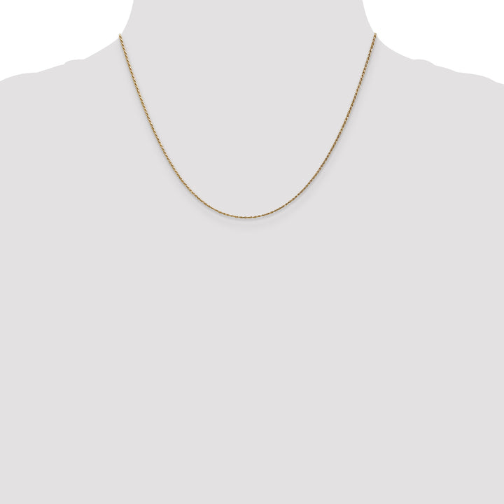 14k 1.15mm D/C Machine-made Rope Chain