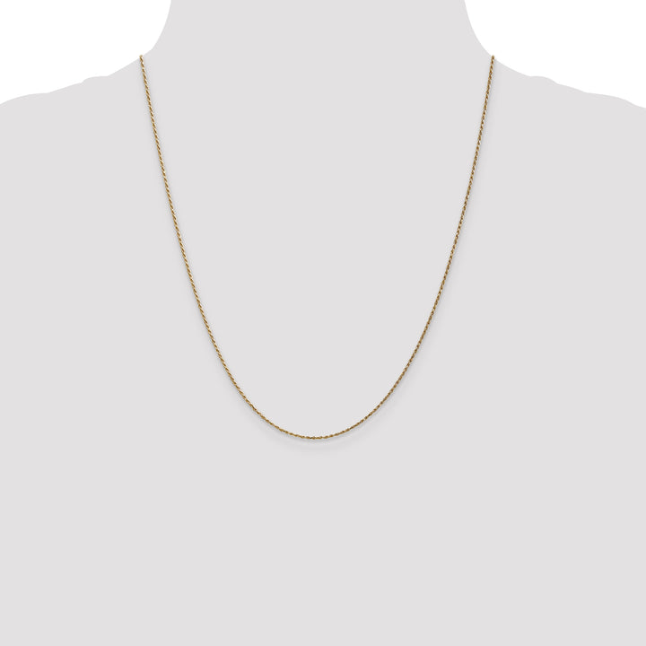 14k 1.15mm D/C Machine-made Rope Chain