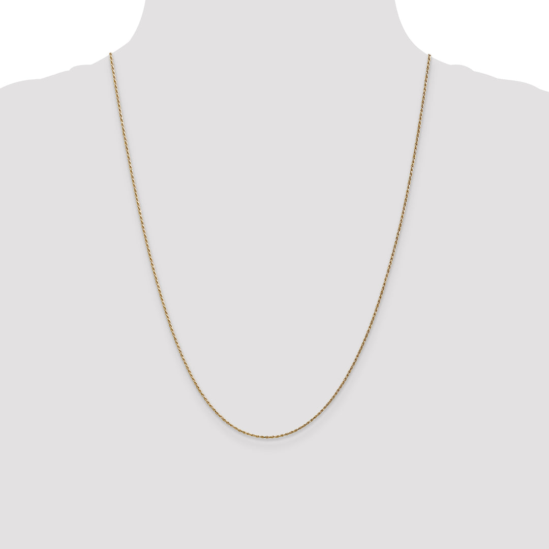 14k 1.15mm D/C Machine-made Rope Chain