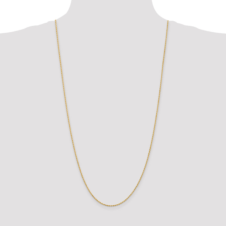 14k 1.5mm Diamond-cut Rope Chain