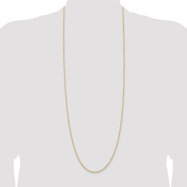 14k 1.5mm Diamond-cut Rope Chain