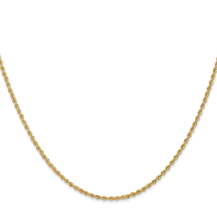 14k 1.5mm Solid Rope Chain