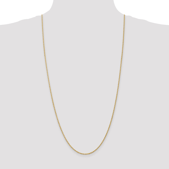14k 1.5mm Solid Rope Chain