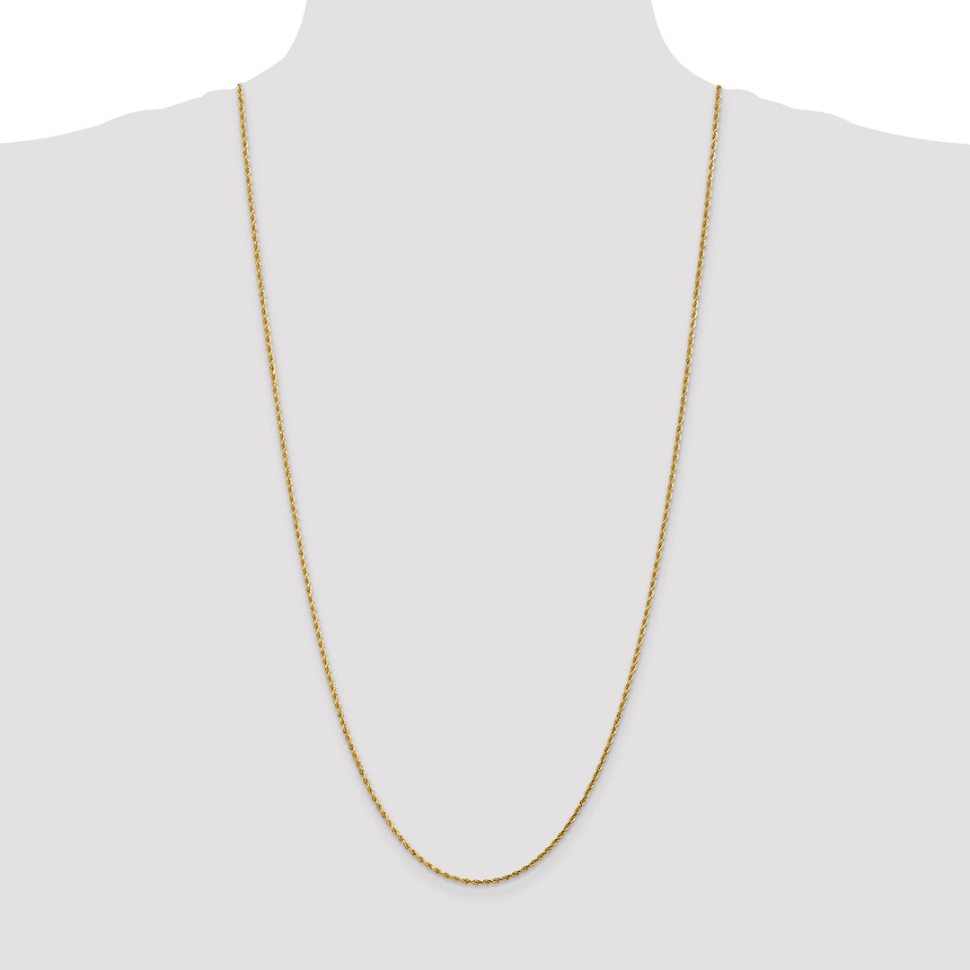14k 1.75mm Diamond-cut Rope Chain