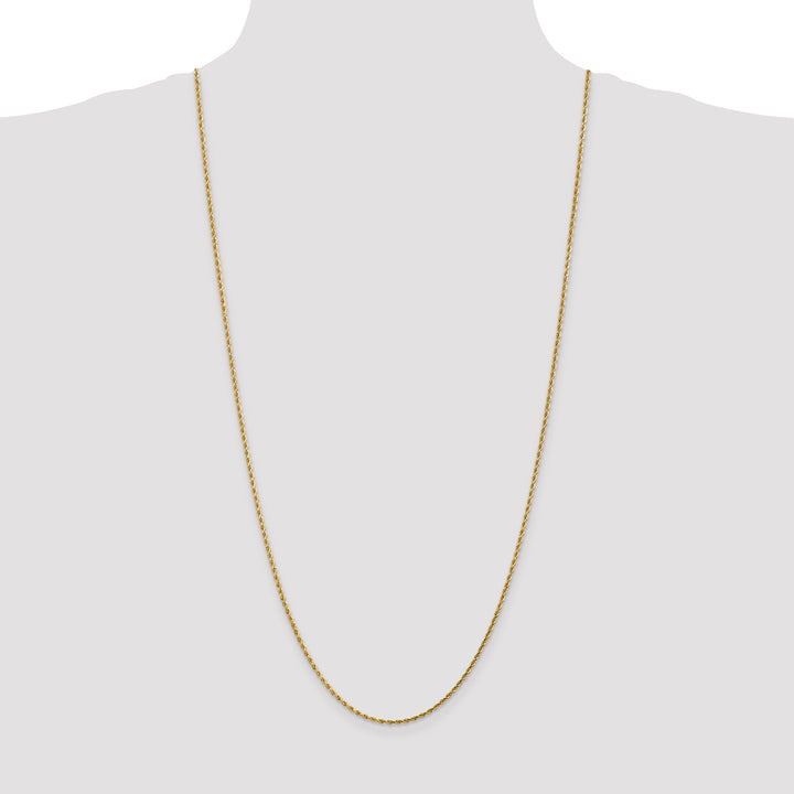 14k 1.75mm Diamond-cut Rope Chain