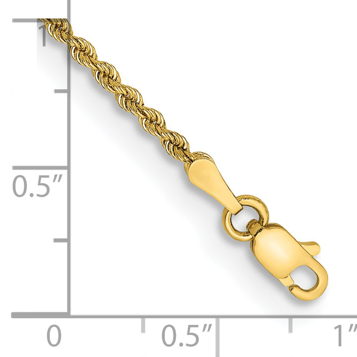14k 2.0mm Solid Rope Chain