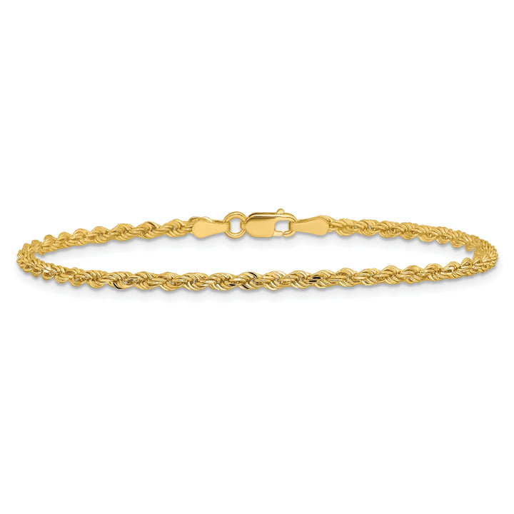 14k 2.25mm Diamond-cut Rope Chain