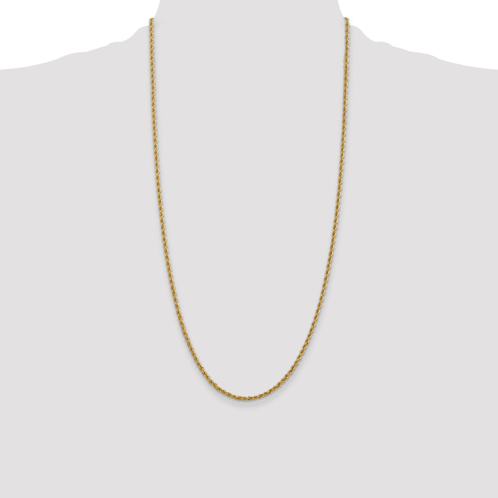 14k 2.5mm Regular Rope Chain