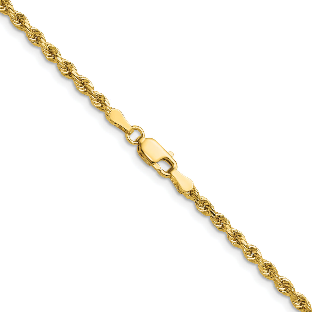 14k 2.75mm Diamond-cut Rope Chain