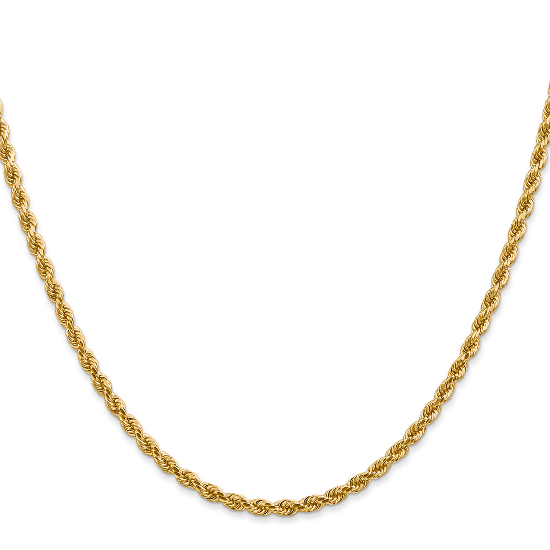 14k 2.75mm Diamond-cut Rope Chain