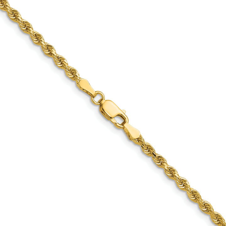 14k 2.75mm Diamond-cut Rope Chain