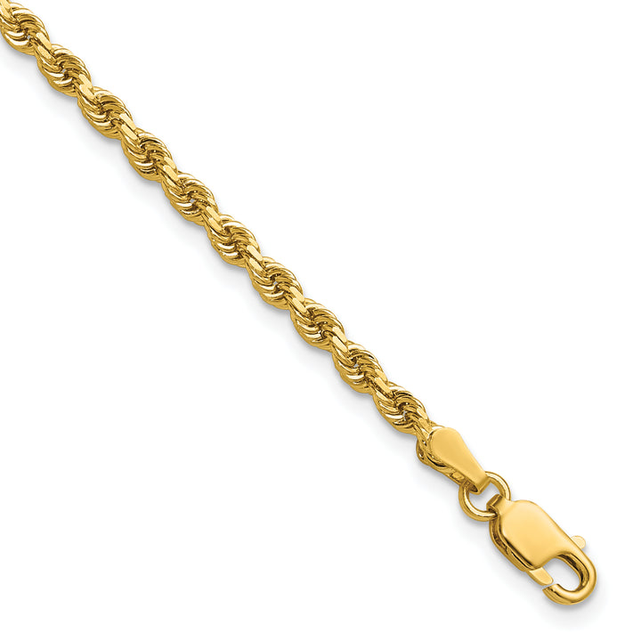 14k 2.75mm Diamond-cut Rope Chain