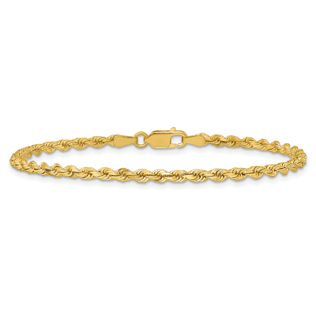 14k 2.75mm Diamond-cut Rope Chain