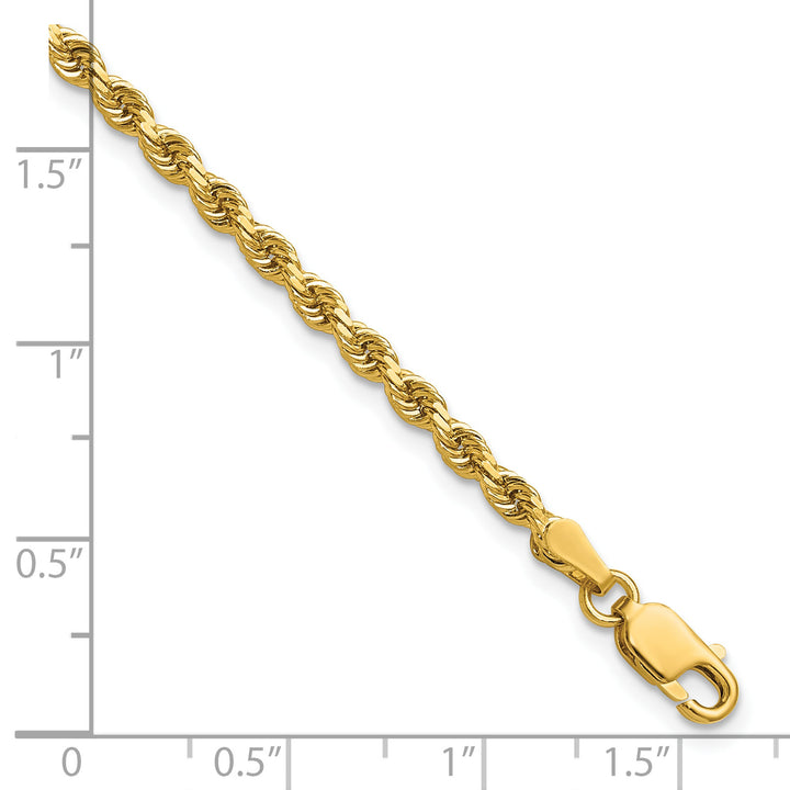 14k 2.75mm Diamond-cut Rope Chain