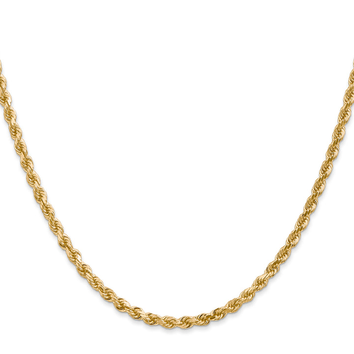 14k 3.0mm Diamond-cut Rope Chain