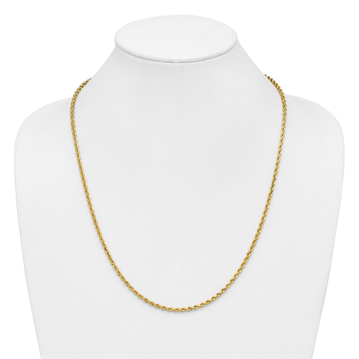 14k 3.0mm Diamond-cut Rope Chain