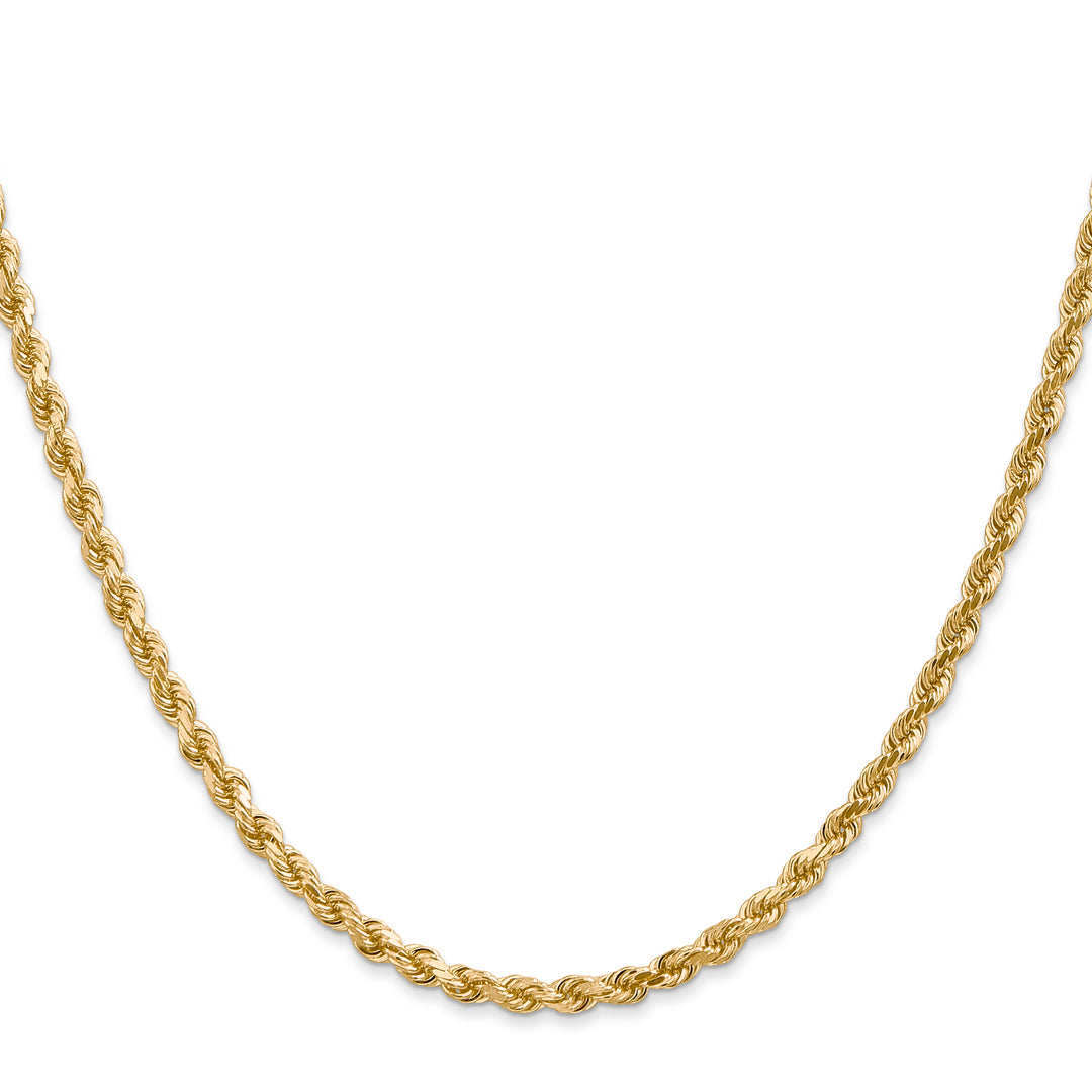 14k 3.0mm Diamond-cut Rope Chain