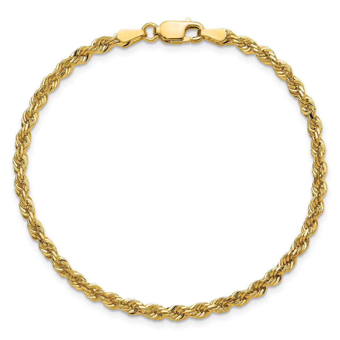 14k 3.0mm Diamond-cut Rope Chain