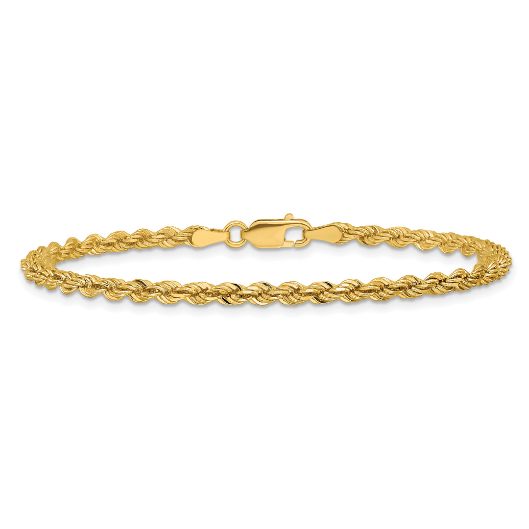 14k 3.0mm Diamond-cut Rope Chain