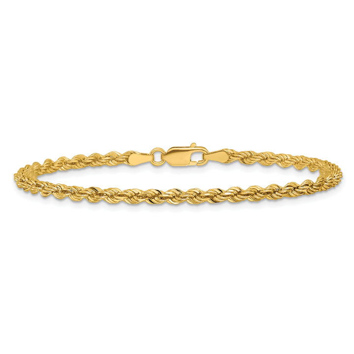 14k 3.0mm Diamond-cut Rope Chain