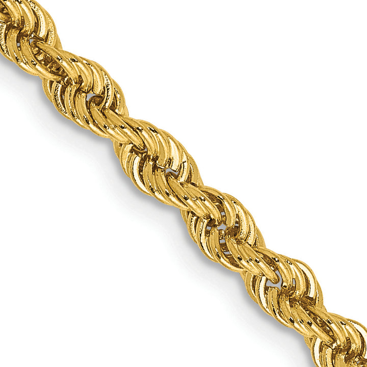 14k 3.0mm Solid Rope Chain