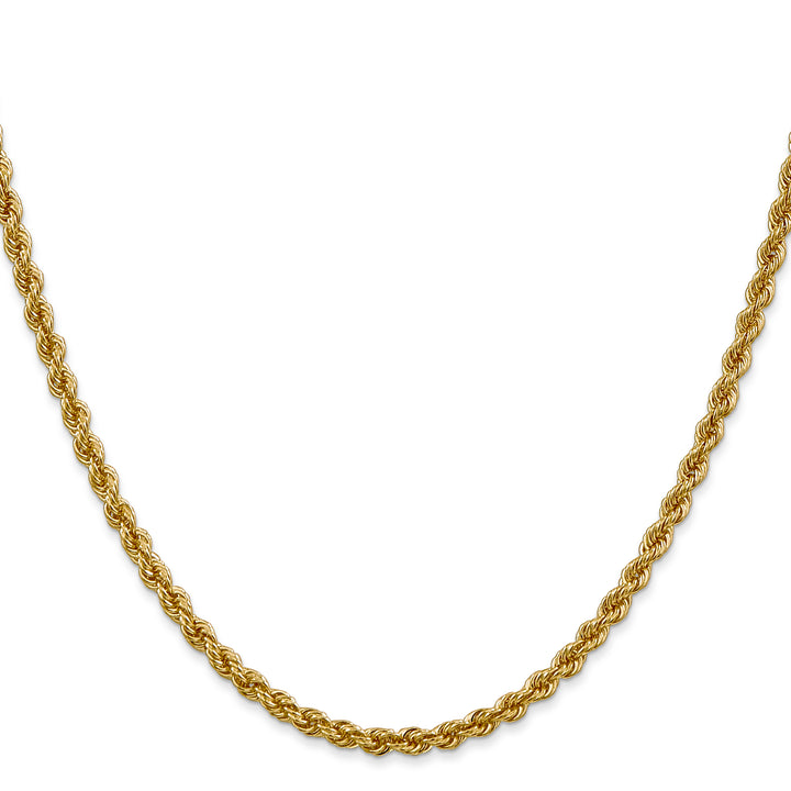 14k 3.0mm Solid Rope Chain