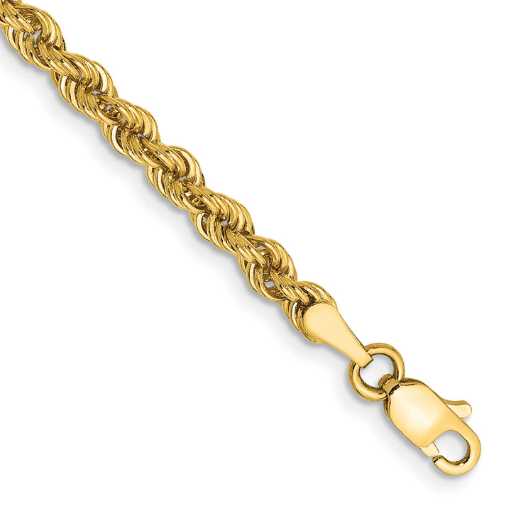 14k 3.0mm Solid Rope Chain