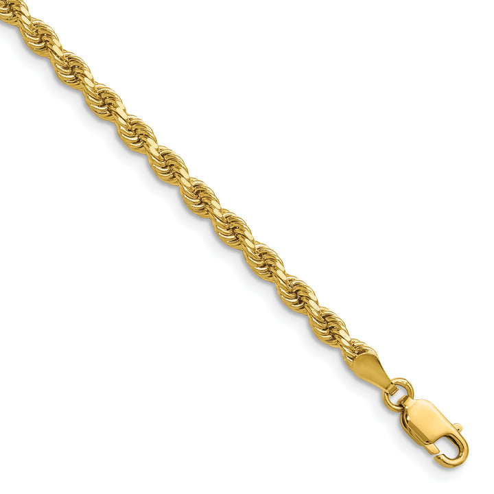 14k 3.25mm Diamond-cut Rope Chain