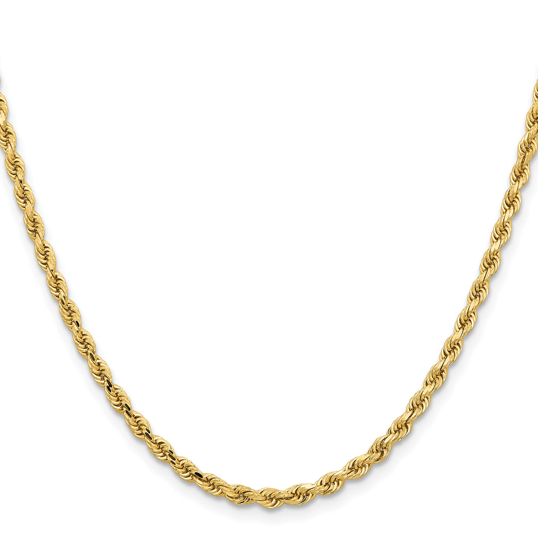 14k 3.25mm Diamond-cut Rope Chain