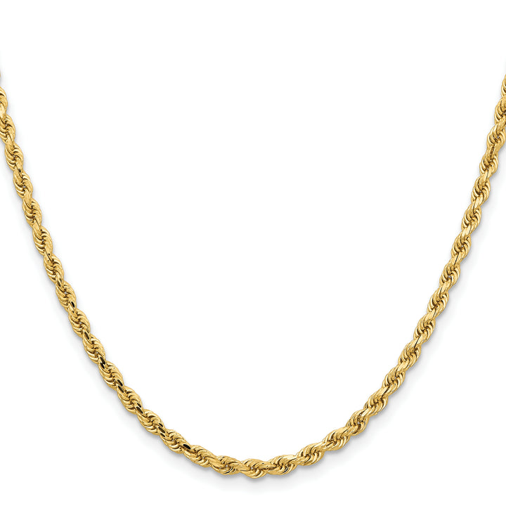 14k 3.25mm Diamond-cut Rope Chain