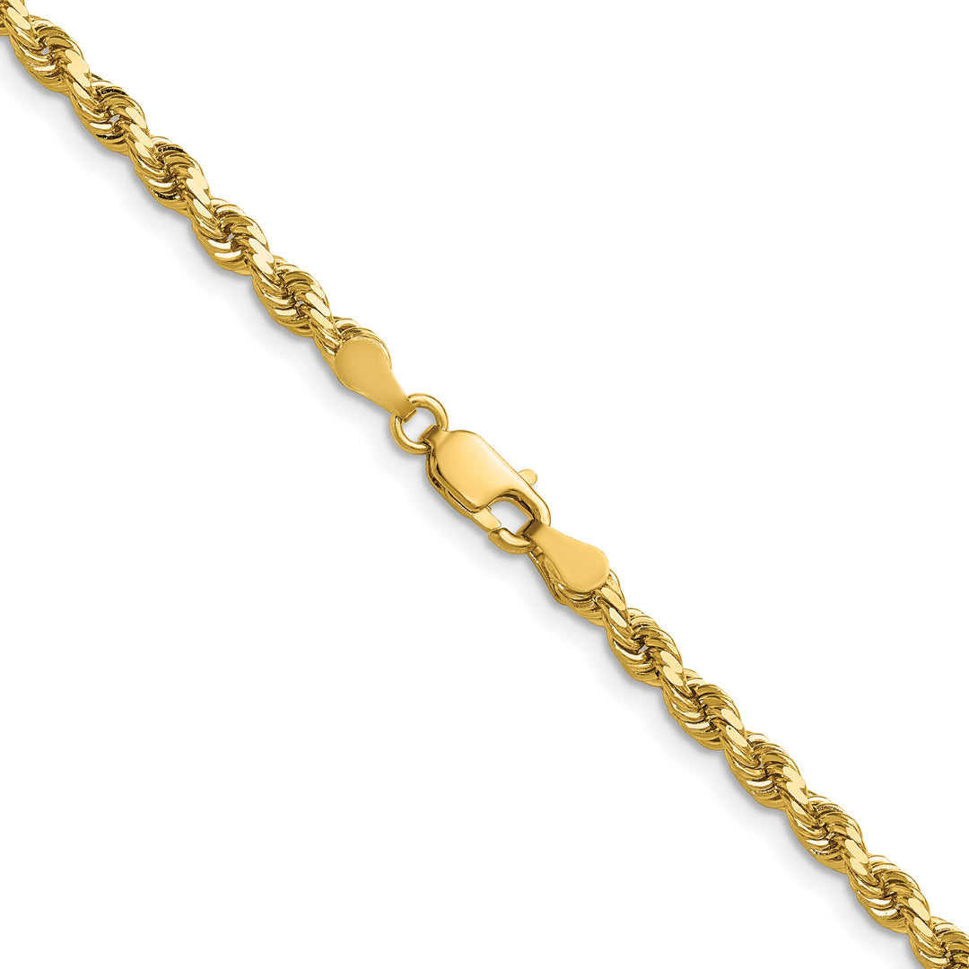14k 3.5mm Diamond-cut Rope Chain
