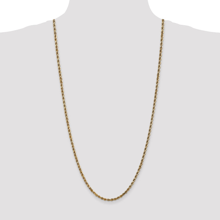 14k 3.5mm Diamond-cut Rope Chain