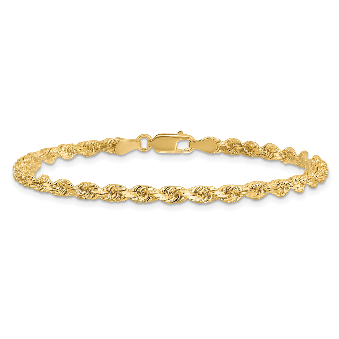 14k 3.5mm Diamond-cut Rope Chain