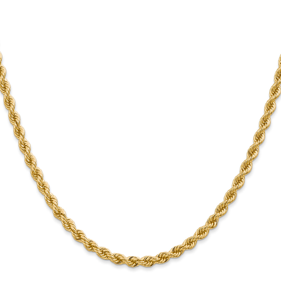 14k 3.65mm Solid Rope Chain