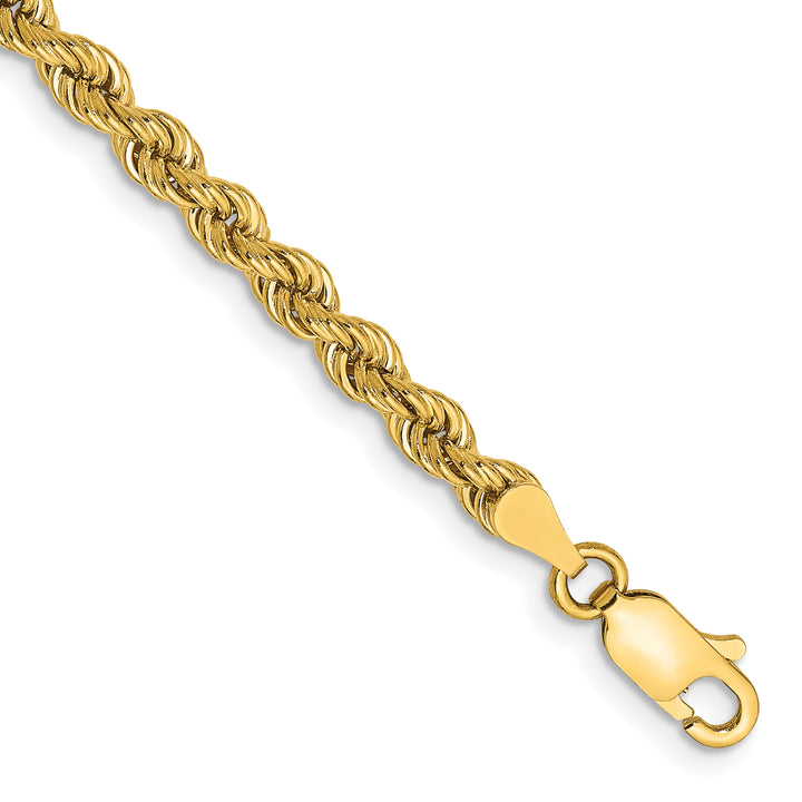 14k 3.65mm Solid Rope Chain
