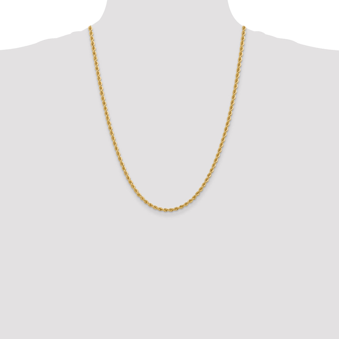 14k 3.65mm Regular Rope Chain