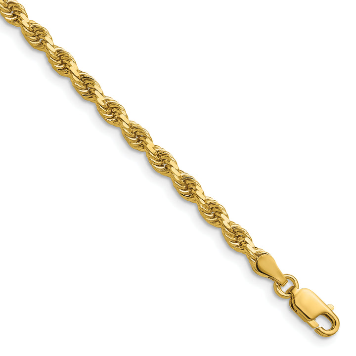 14k 3.75mm Diamond-cut Rope Chain