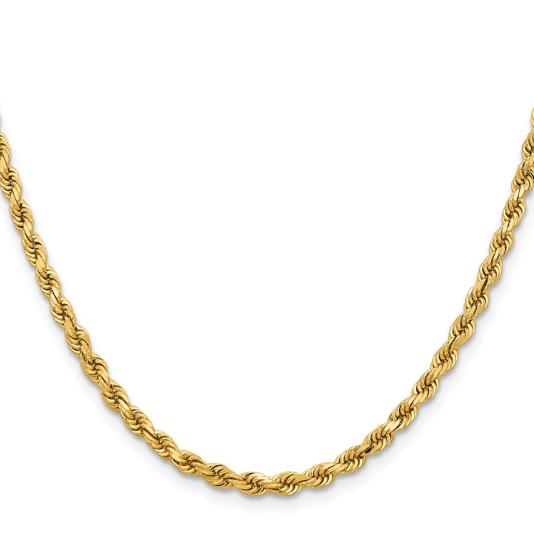 14k 3.75mm Diamond-cut Rope Chain