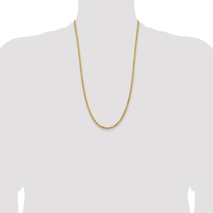 14k 3.75mm Diamond-cut Rope Chain