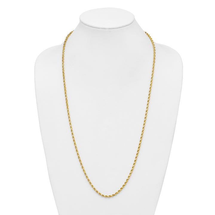 14k 3.75mm Diamond-cut Rope Chain