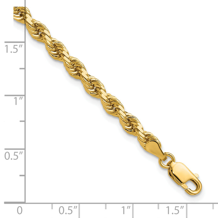 14k 4.0mm Diamond-cut Rope Chain