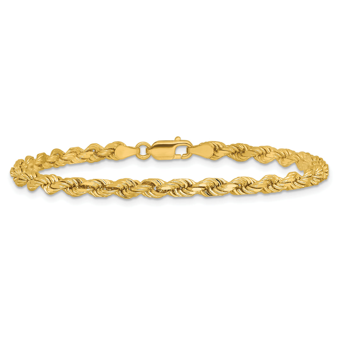 14k 4.0mm Diamond-cut Rope Chain