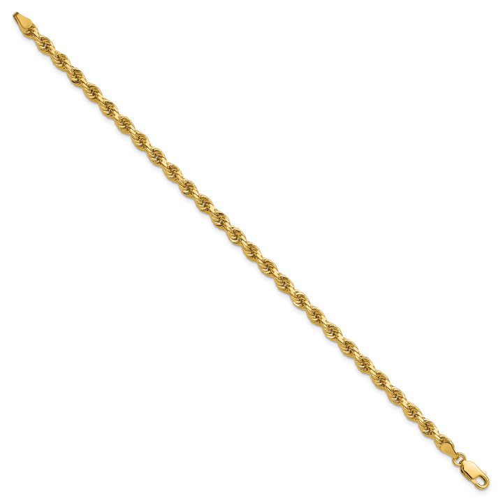 14k 4.0mm Diamond-cut Rope Chain