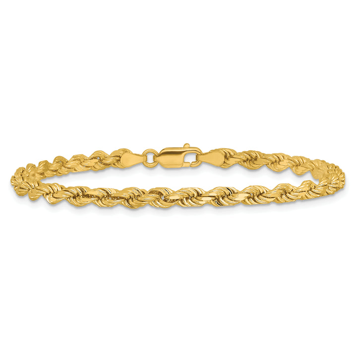 14k 4.0mm Diamond-cut Rope Chain