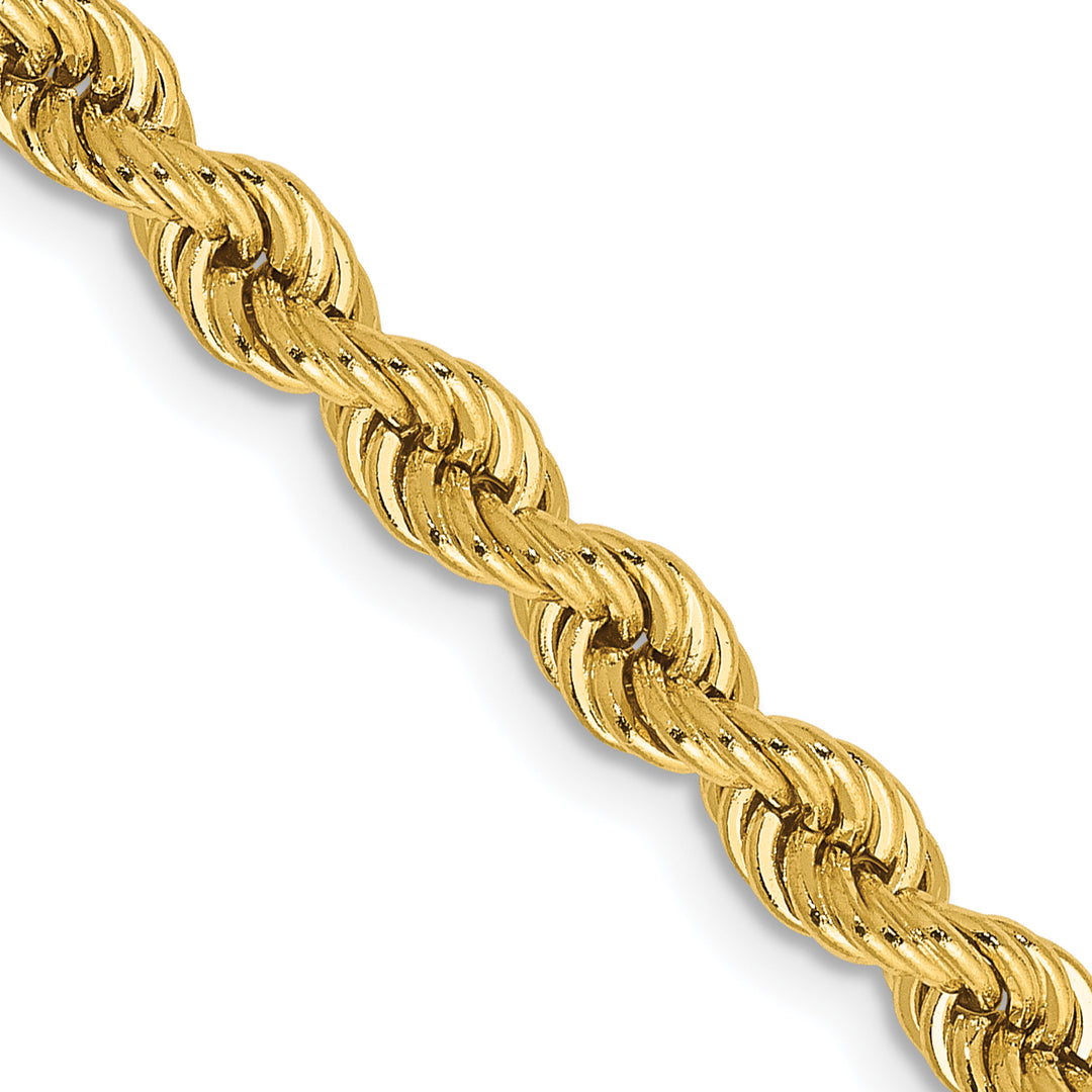 14k 4.0mm Solid Rope Chain