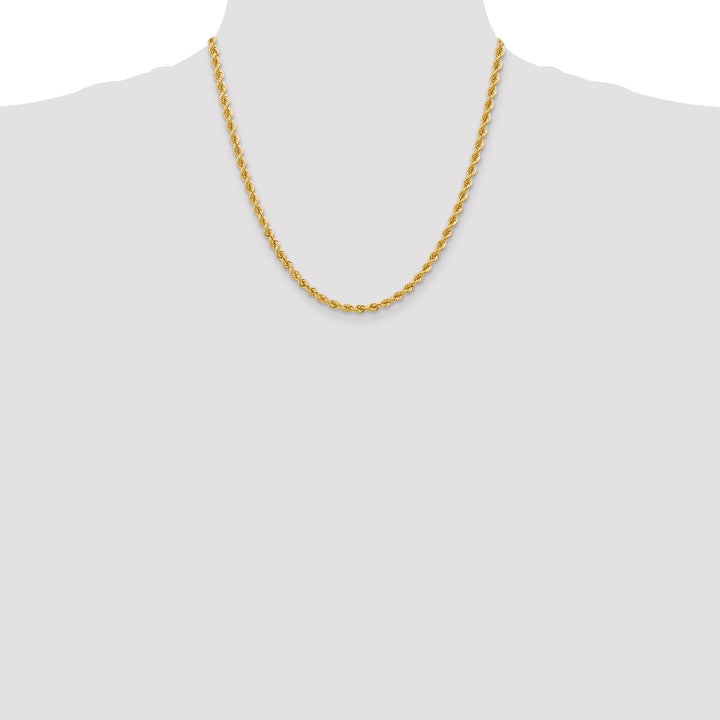 14k 4.0mm Solid Rope Chain