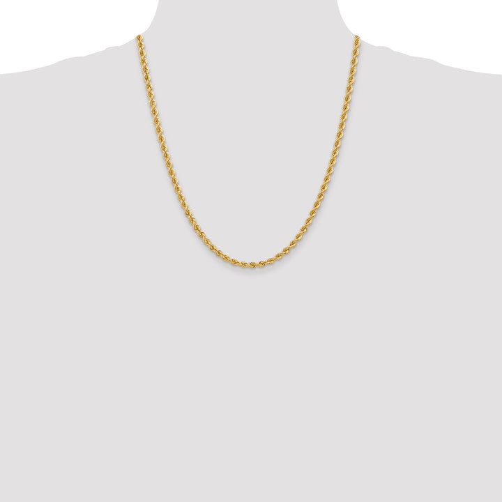 14k 4.0mm Solid Rope Chain