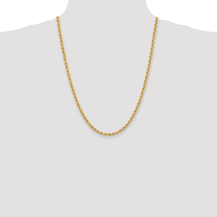 14k 4.0mm Solid Rope Chain