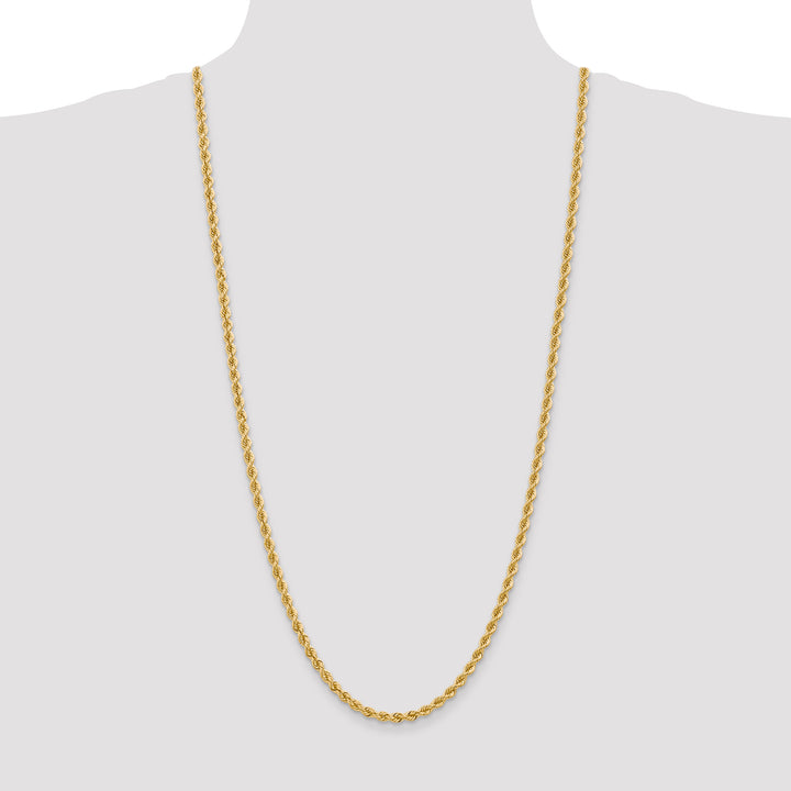 14k 4.0mm Solid Rope Chain